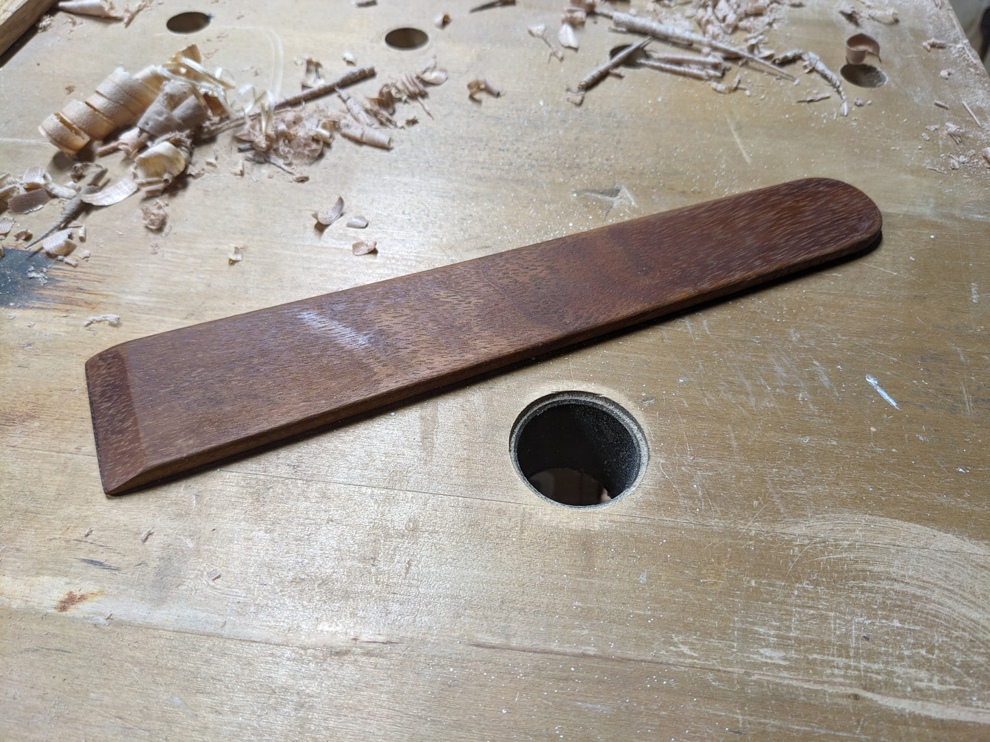 Hand-Carved Flat Spatulas